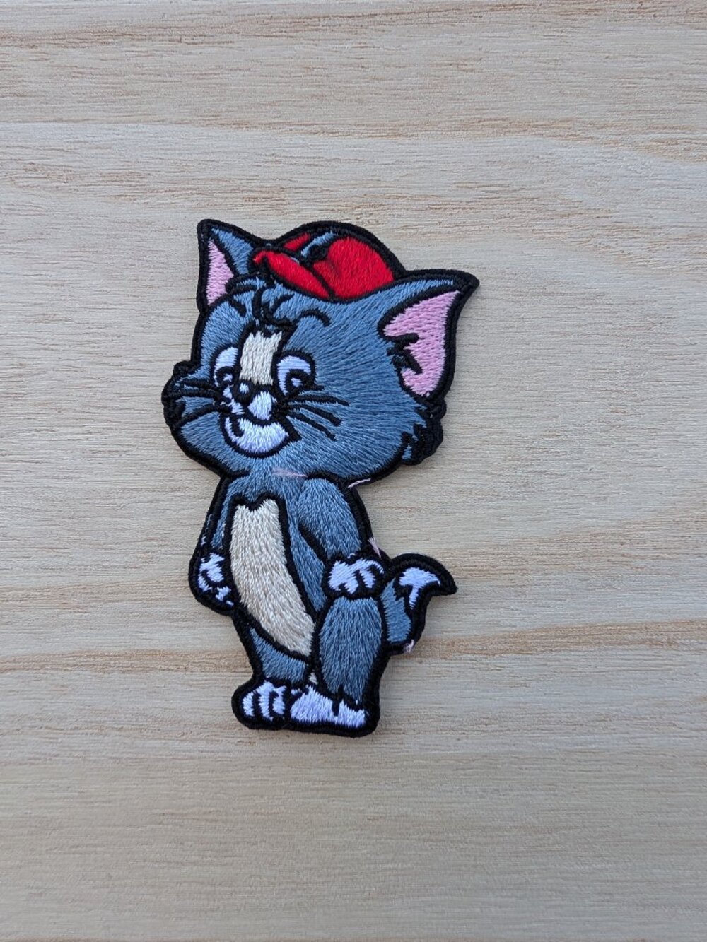 Tom cat Embroidered Patch Tom & Jerry (new without tag) Adhesive & Iron-on patc